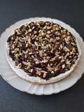 Torta cornetto cuore di panna