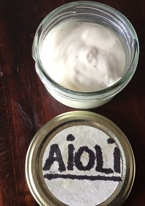 A picture of California Farm Lime Aioli Mayonnaise Dip.