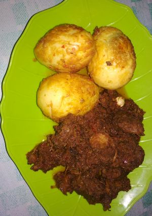 Foto resep Rendang Daging Telor#bikinramadanberkesan