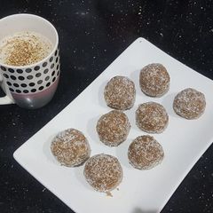 A picture of Choco coconut balls.