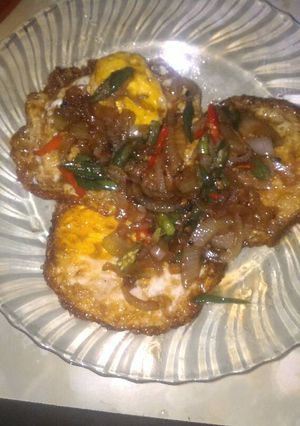 Foto resep Telur ceplok saos ladahitam