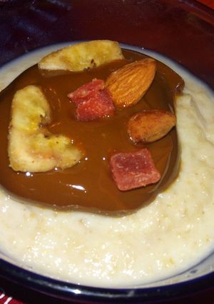 Una foto de Postre de avena con mix de frutas secas