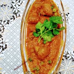 A picture of Mushroom Masala.