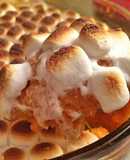 Cacerola de batatas y marshmallows