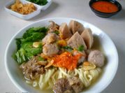 Gambar mie bakso ayam tetelan