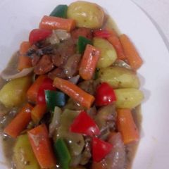 A picture of Chicken chasseur my style.
