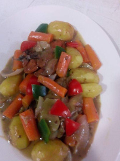 A picture of Chicken chasseur my style.