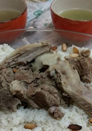 صورة لوصفة فته باللحمه على الطريقه الفلسطينيه 😍