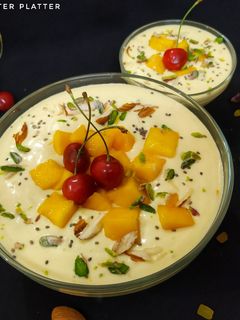 A picture of Eggless Mango Mousse.