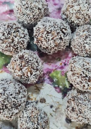 Φωτογραφία της συνταγής Vegan Τρουφάκια με χουρμάδες
