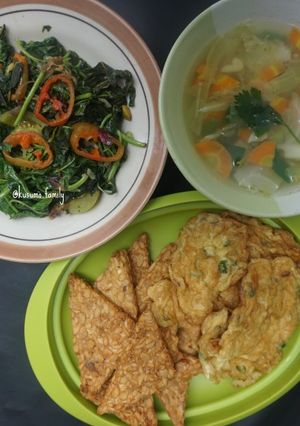 Foto resep Oseng bayam cabe gendot