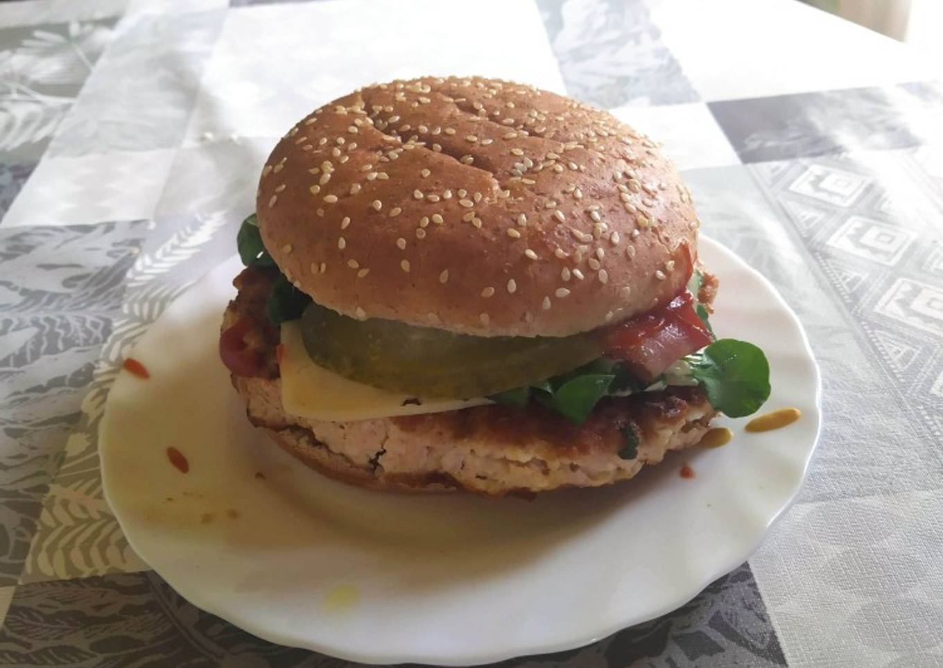 Hamburguesa de pavo