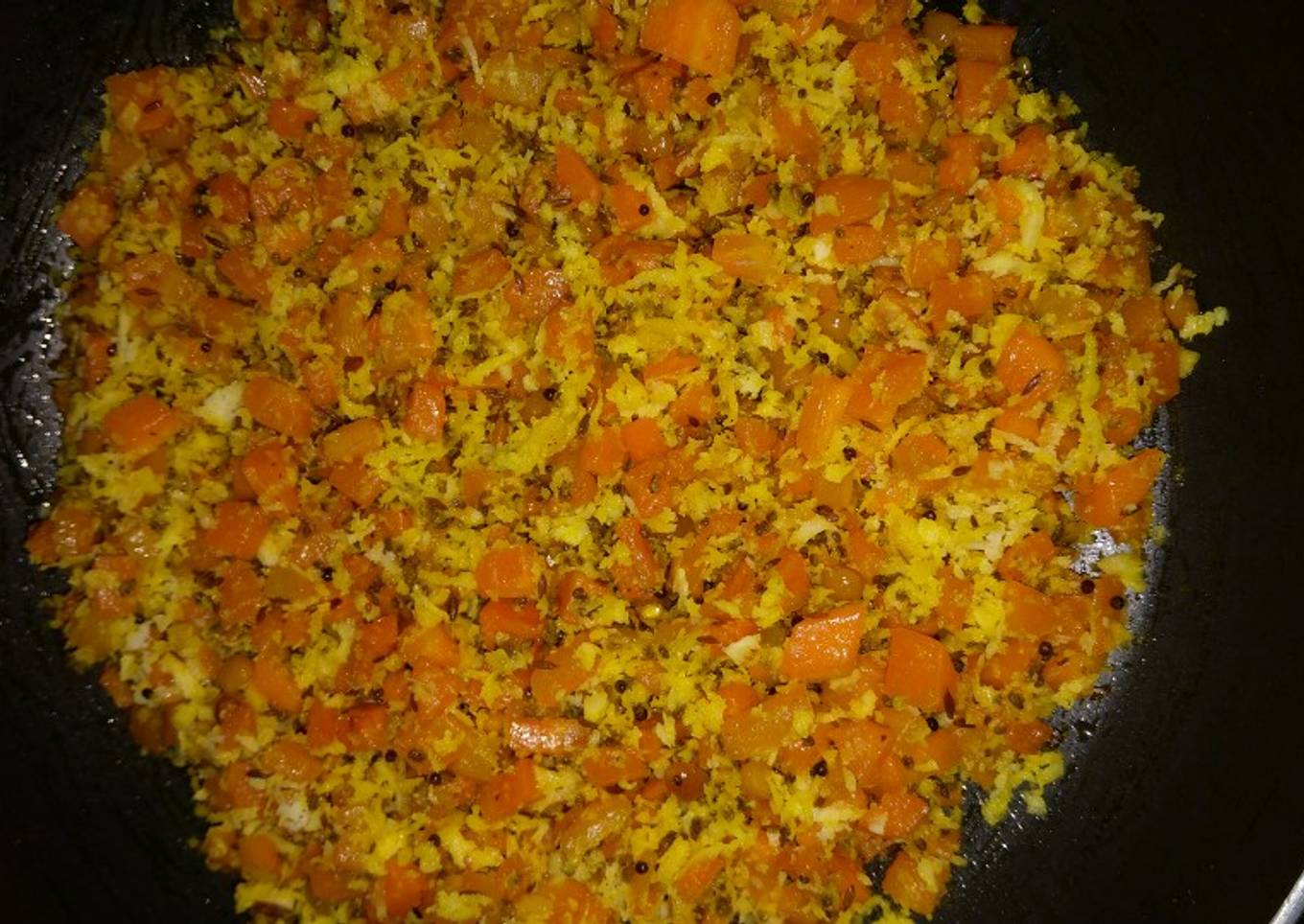 Carrot coconut curry