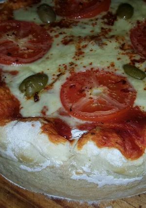 Una foto de Pizza cake
