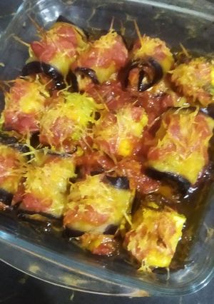 صورة لوصفة رولي بذنجان وجريوات🤤