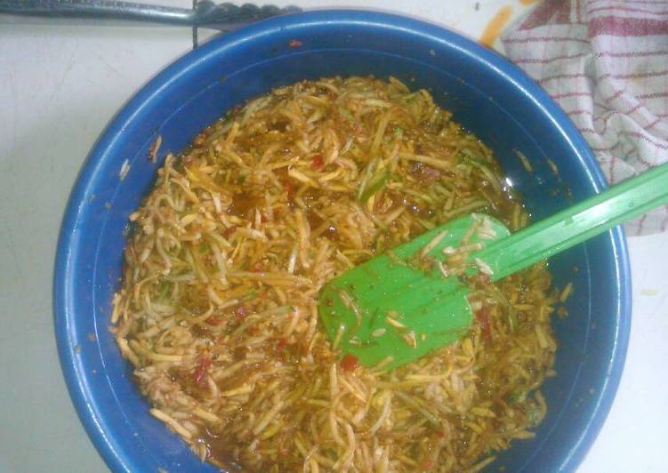 Rujak serut pedes manis endess