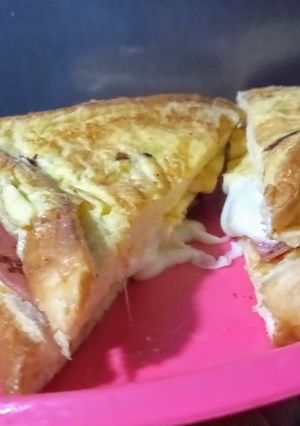Una foto de Súper sándwich de huevo
