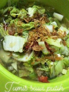 Foto resep Tumis sawi putih