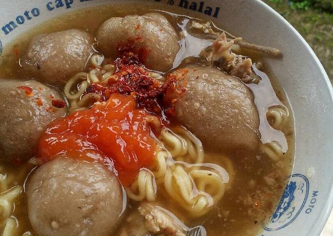 Bagaimana Menyiapkan Baso aci (cilok) ala tess, Bikin Ngiler