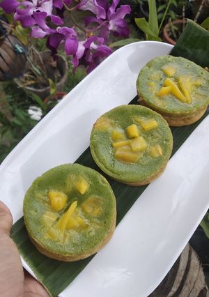 Foto resep Bingka pandan mini