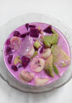Foto resep Mix fruities with yougert