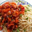 Pasta with simple sauce