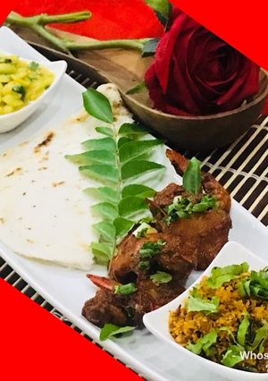 A picture of Whosayna’s Chaawal ki Roti.