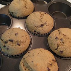 A picture of Banana Chocochip Muffins.