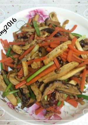 Foto resep Orak Arik ayam Tahu wortel jamur