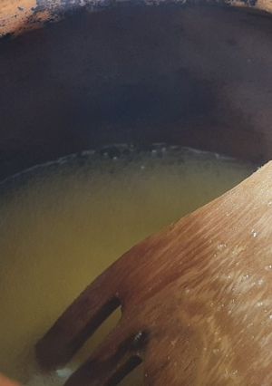Una foto de Atole de mandarina