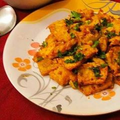A picture of Chilli Garlic Egg Strips.