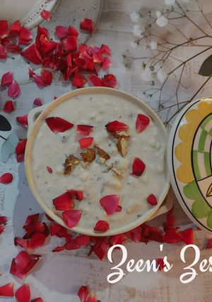 A picture of Basmati Rice Kheer.