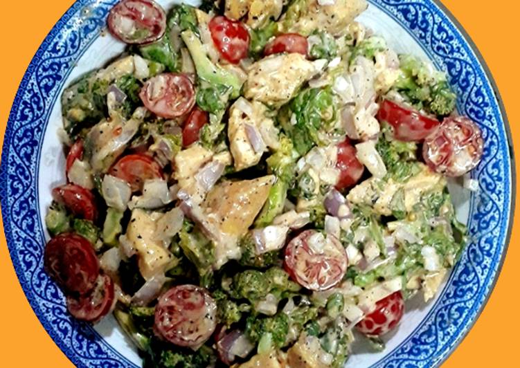 Simple Way to Make Homemade Chicken salad