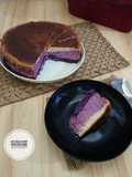 Ube Ungu Burnt Cheesecake