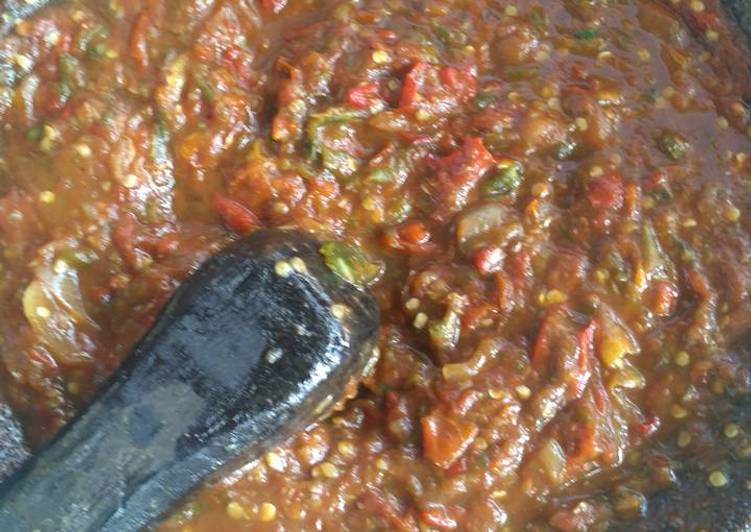 Cara Membuat Sambel tomat ala pecel lele lamongan, Bikin Ngiler