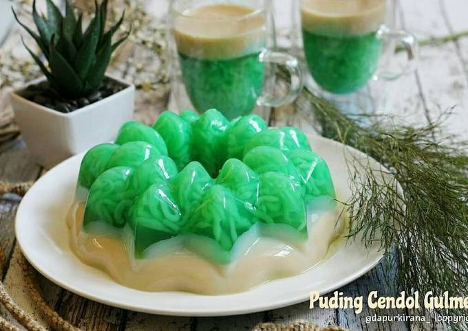 Resep Puding Cendol Gula Merah Oleh Dapurkirana Cookpad