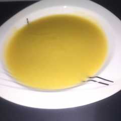 Una foto de Crema de calabacín sencilla