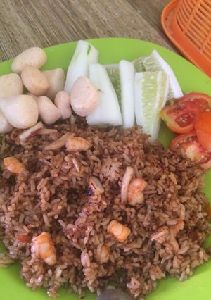 Foto resep Nasi goreng seafood#5 reaep pertamaku
