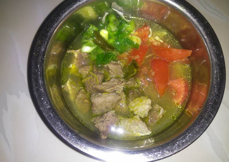 Resep Soto Daging (kuah bening) yang Bikin Ngiler