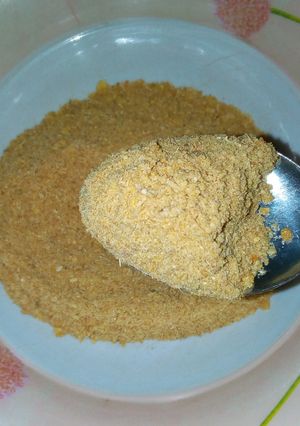 A picture of Bread crumbs.