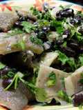 Alubias negras, blancas a la provenzal con callos madrileños