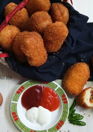Foto resep Fried Tuna Mayo Bun, Recommended! Pakai Overnight Soft Dough😍
