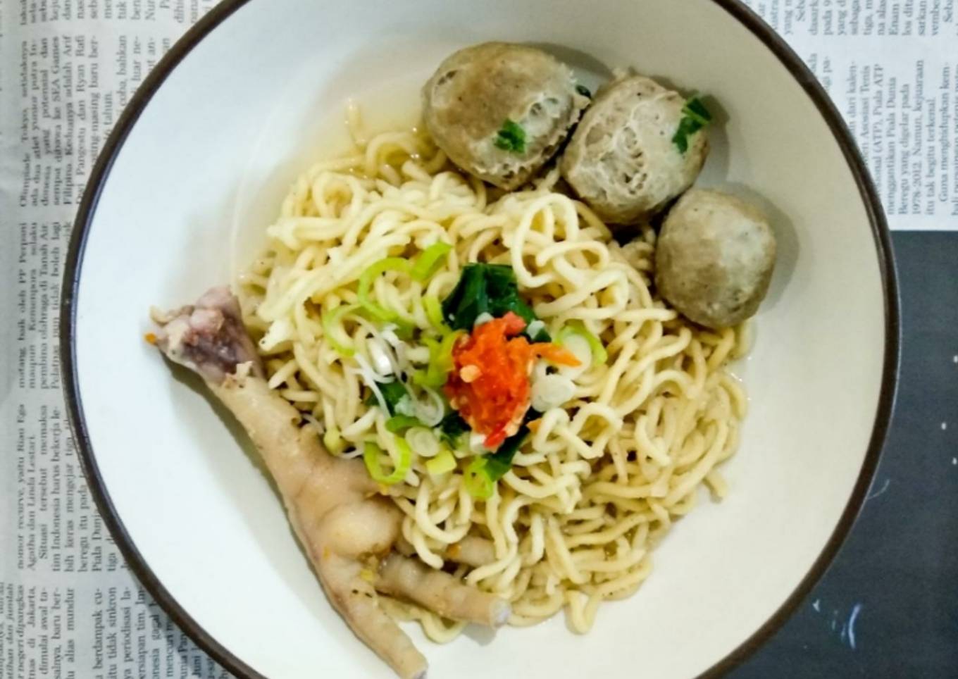 Mi Bakso Ceker Awur