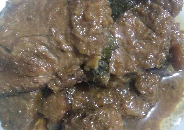 Gepuk Daging Sapi