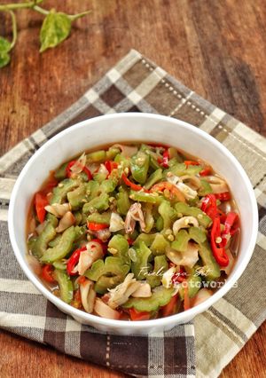 Foto resep Tumis Pare Cumi Asin