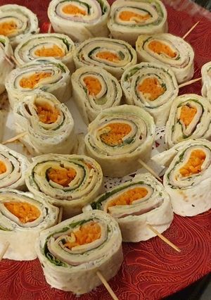 Una foto de Rollitos de wraps
