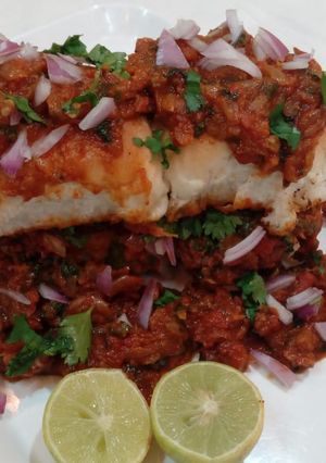 A picture of Masala Pav.