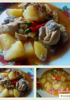 Foto resep Gulai ayam kentang