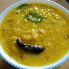 A picture of Pumpkin Dal curry.