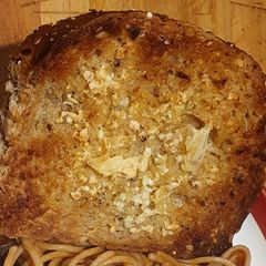 Quarantine garlic bread A picture of Quarantine garlic bread.
